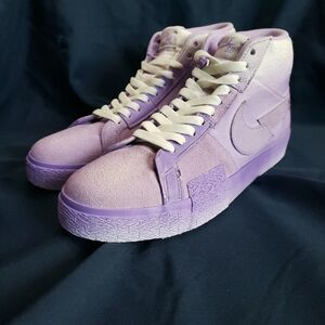Nike SB Zoom Blazer Mid Premium Lilac Purple White Sneaker Mens US 8.5